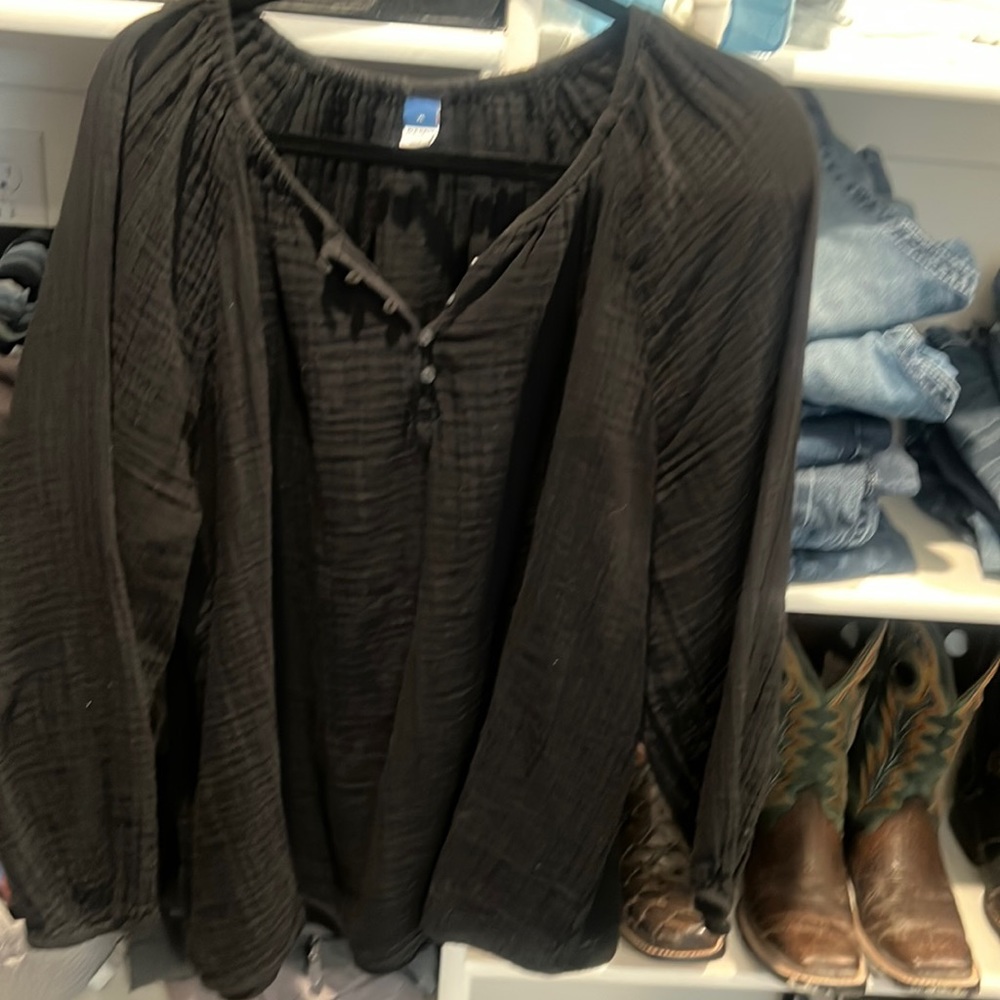 Beautiful gauze like material top from Old Navy